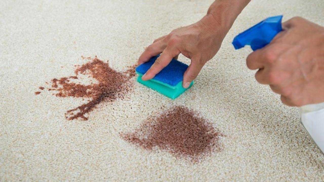 تميز كردن فرش بدون شستن با شامپو فرش