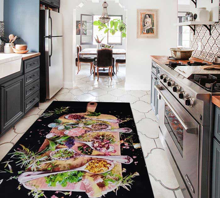 فرش ماشینی آشپزخانه کاشان